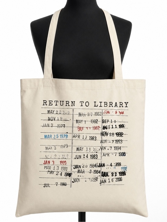 unbranded Handbags - Return to Library Tote Bag NWOT